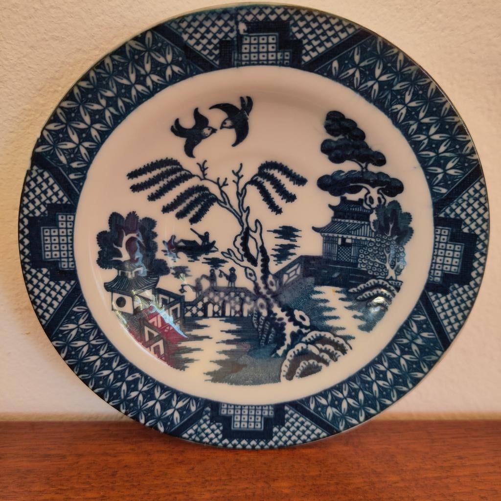Chinees porselein schoteltje, Ophalen of Verzenden, Zo goed als nieuw, Porselein, Kop en/of schotel