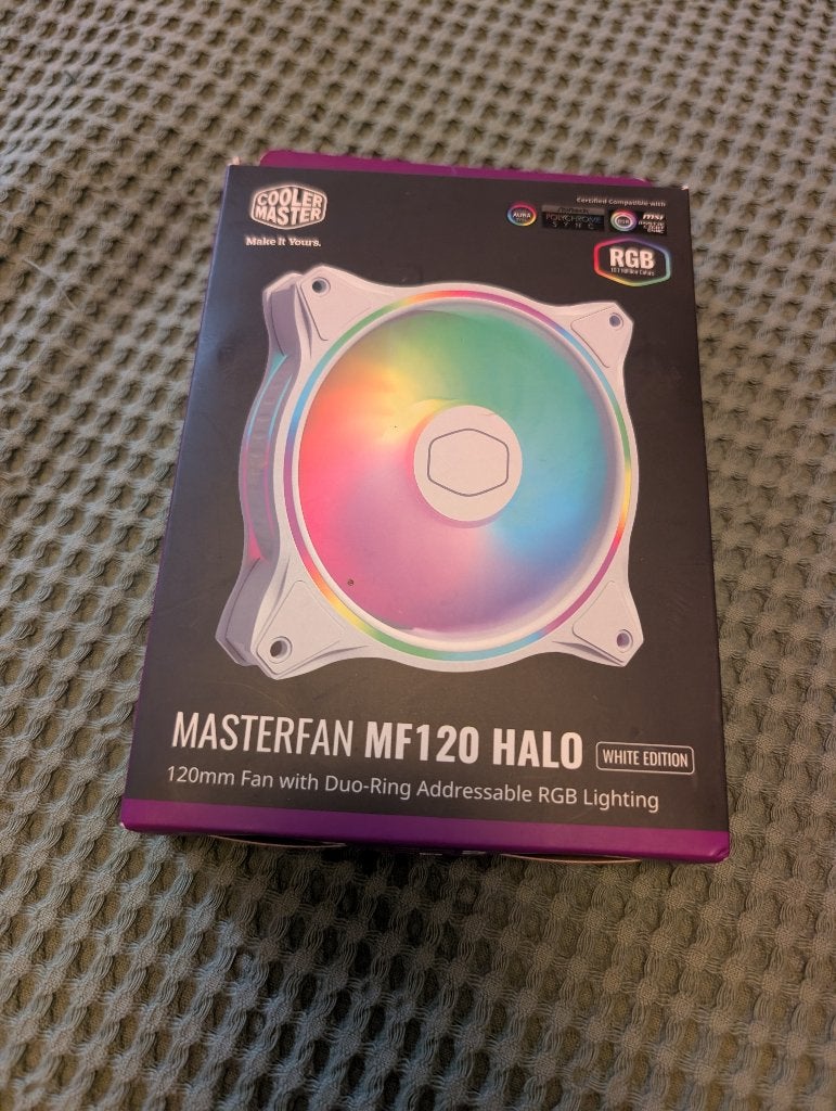 COOLERMASTER MASTERFAN MF120 HALO, Computers en Software, Computerkoelers, Ophalen of Verzenden, Nieuw, Luchtkoeling