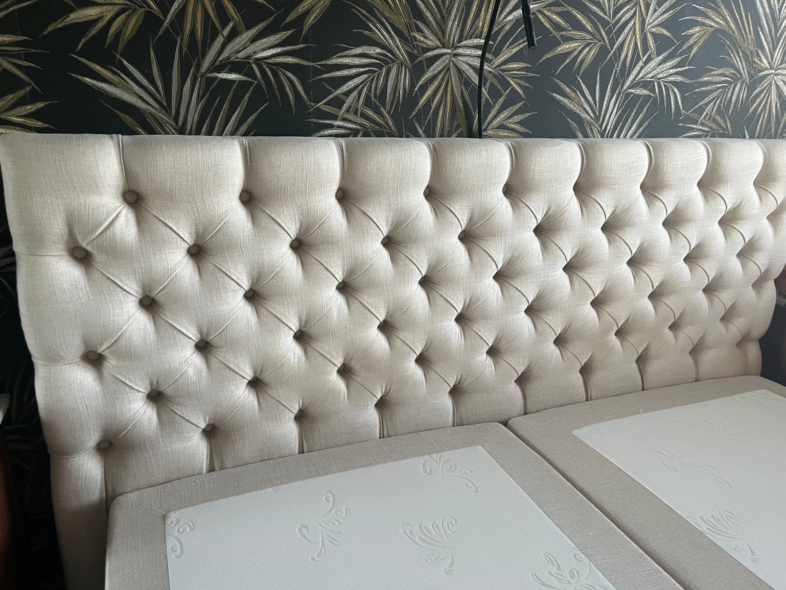 Swiss Sense boxspring 180 x 210, Ophalen, 210 cm, Tweepersoons, Zo goed als nieuw