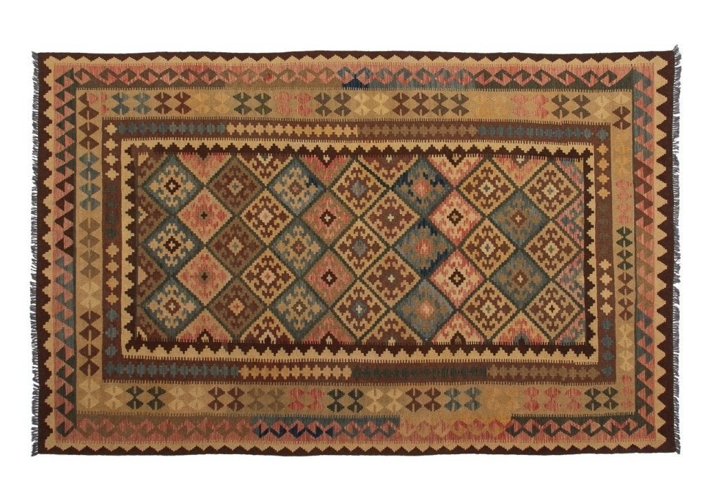 Perzisch tapijt kelim 308x196/wandkleed/Oosterse/Kilim/Loper, Www.simatapijten.nl, 150 tot 200 cm, Ophalen of Verzenden, Info@simatapijten.nl