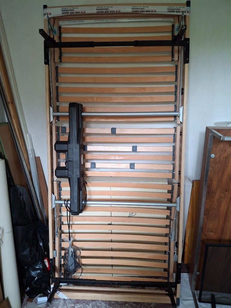 OKIN electrische bedbodem op pootjes (90x195), Ophalen, Verstelbaar, 90 cm, Eenpersoons