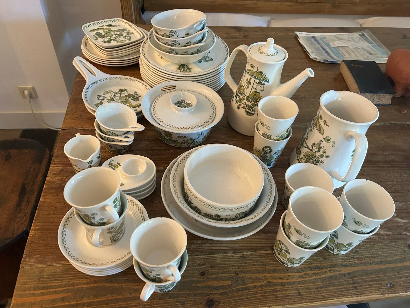 Noors servies “Market” - Uitgebreide set, Ophalen, Gebruikt, Overige merken, Keramiek
