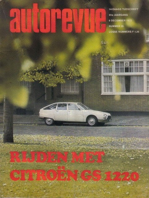 Autorevue 25 1972 : Fiat X1/9 - Ford Escort Mexico - Citroen, Ophalen of Verzenden, Gelezen, Algemeen