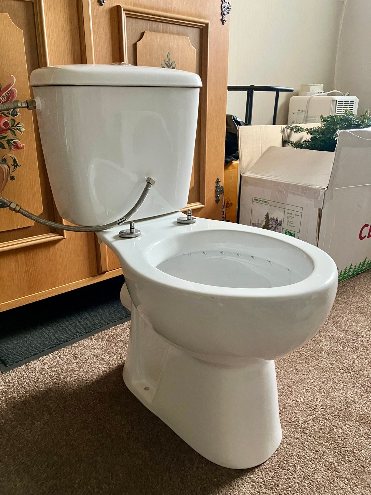 Duoblok toilet - Zo goed als nieuw, Ophalen, Zo goed als nieuw, Toilet