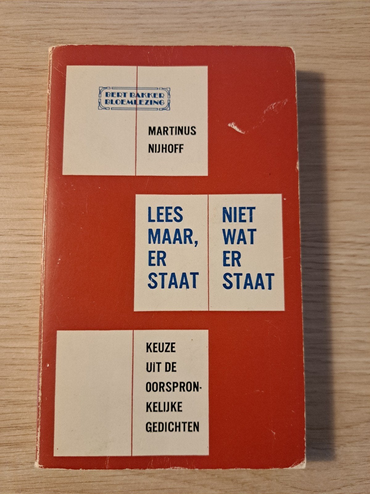 Martinus Nijhoff - Lees maar, wat er staat (Gedichten), Ophalen of Verzenden, Gelezen, Martinus Nijhoff, Eén auteur