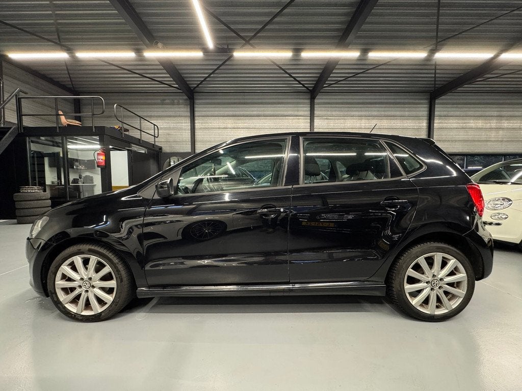 Volkswagen Polo 1.4 TDI BlueMotion Clima/Navi/Cruise, Auto's, Gebruikt, Euro 6, 580 kg, Zwart