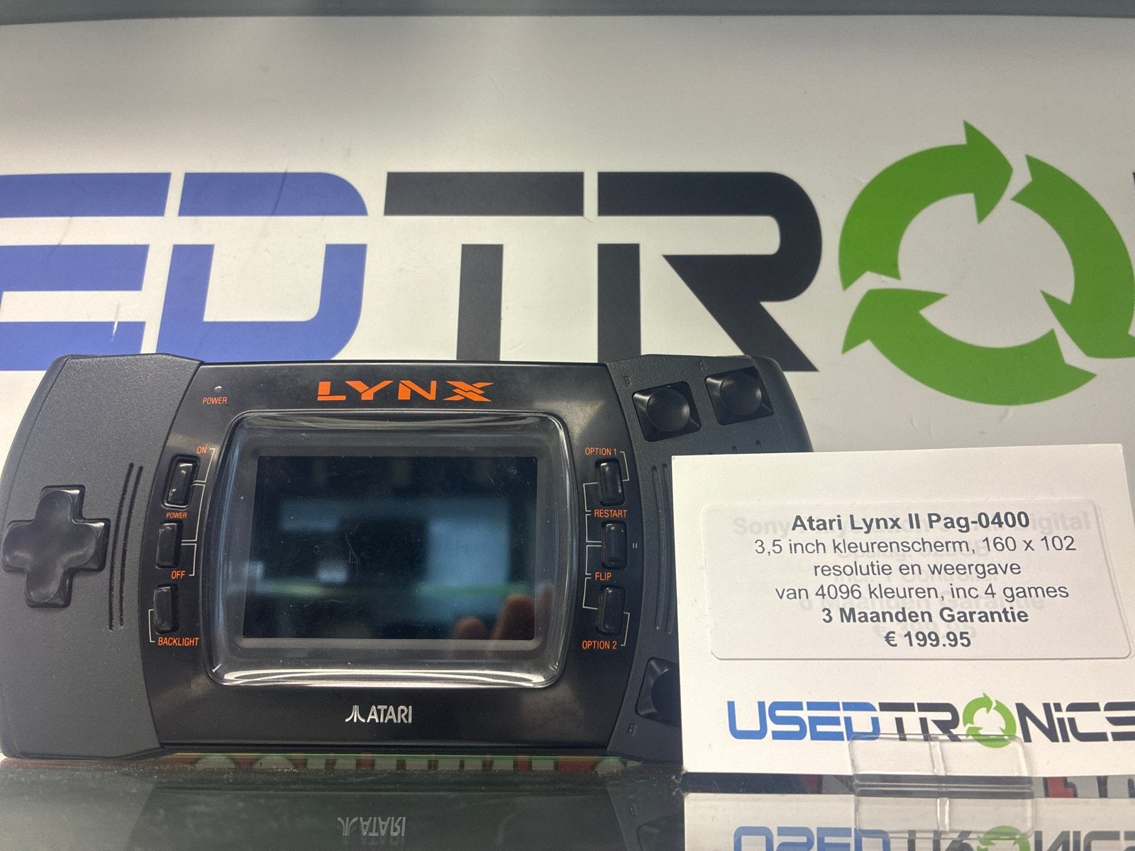 Atari Lynx II PAG-0400 met3 maanden garantie, Met games, Ophalen of Verzenden, Zo goed als nieuw, Met 1 controller
