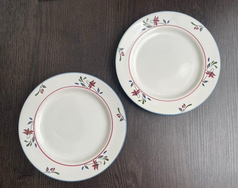 Copenhagen Stoneware servies (gebaks)borden – 17,5 cm – 2x, Ophalen of Verzenden, Zo goed als nieuw, Bord(en), Overige stijlen