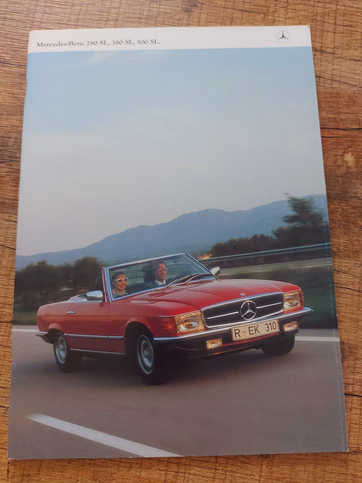 1980 dikke Mercedes SL R107 cabriolet folder, Ophalen of Verzenden, Zo goed als nieuw, Mercedes