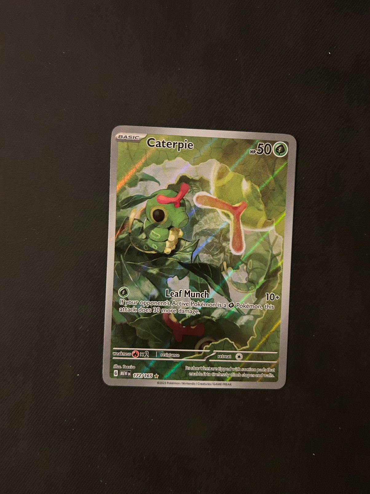 Caterpie 151, Ophalen of Verzenden, Nieuw, Losse kaart, Foil