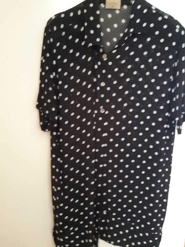 Polkadot blouse, Copines, Ophalen of Verzenden, Gedragen, Zwart