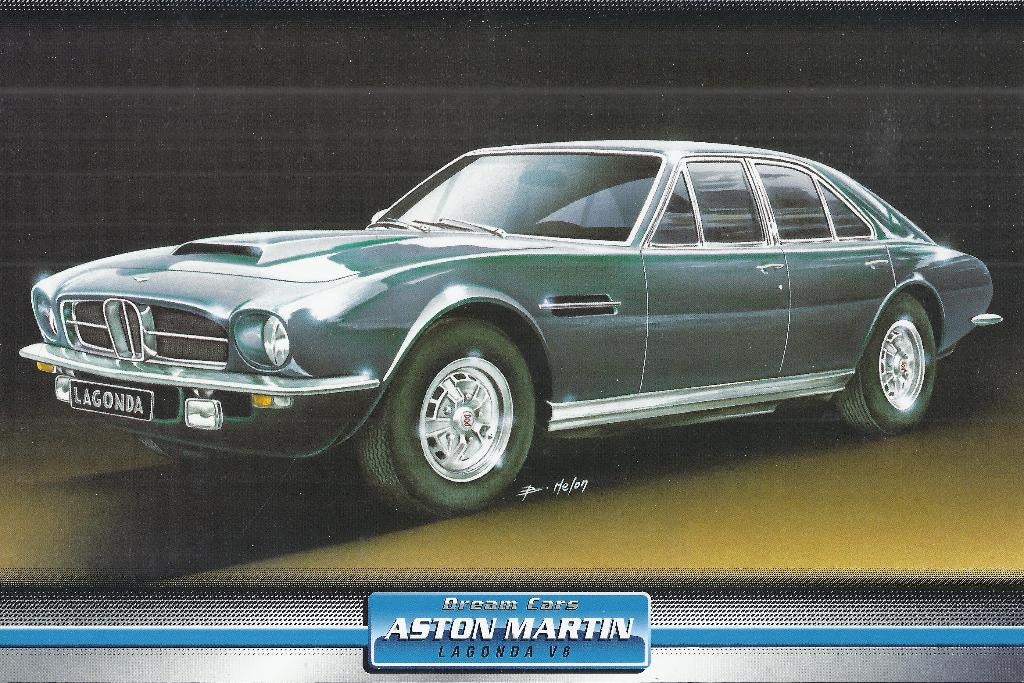Ma553 foto dream cars aston martin lagonda v8 -, Foto, Ophalen of Verzenden, Zo goed als nieuw, Voor 1940