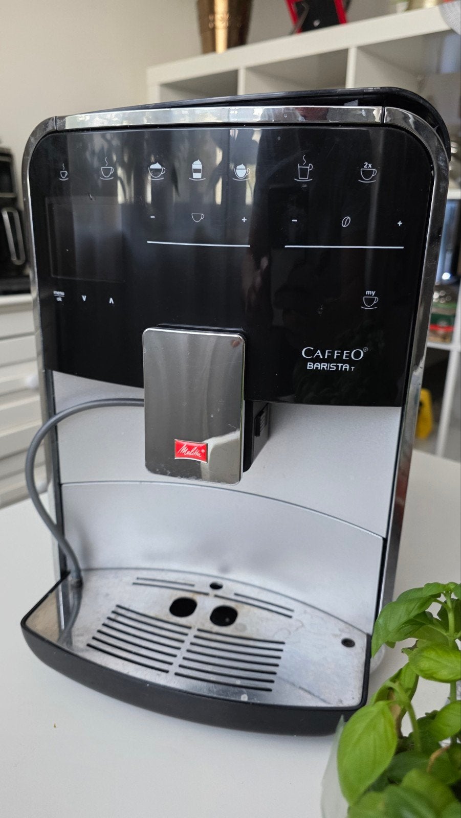 Koffiemachine Melitta Barista T defect - voor onderdelen/k, Ophalen, Niet werkend, Koffiemachine, Koffiebonen