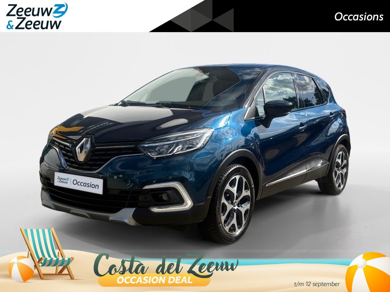 Renault Captur 120PK TCe Intens Automaat | Trekhaak | Navi |, 12 maanden, Stof, Gebruikt, Euro 6
