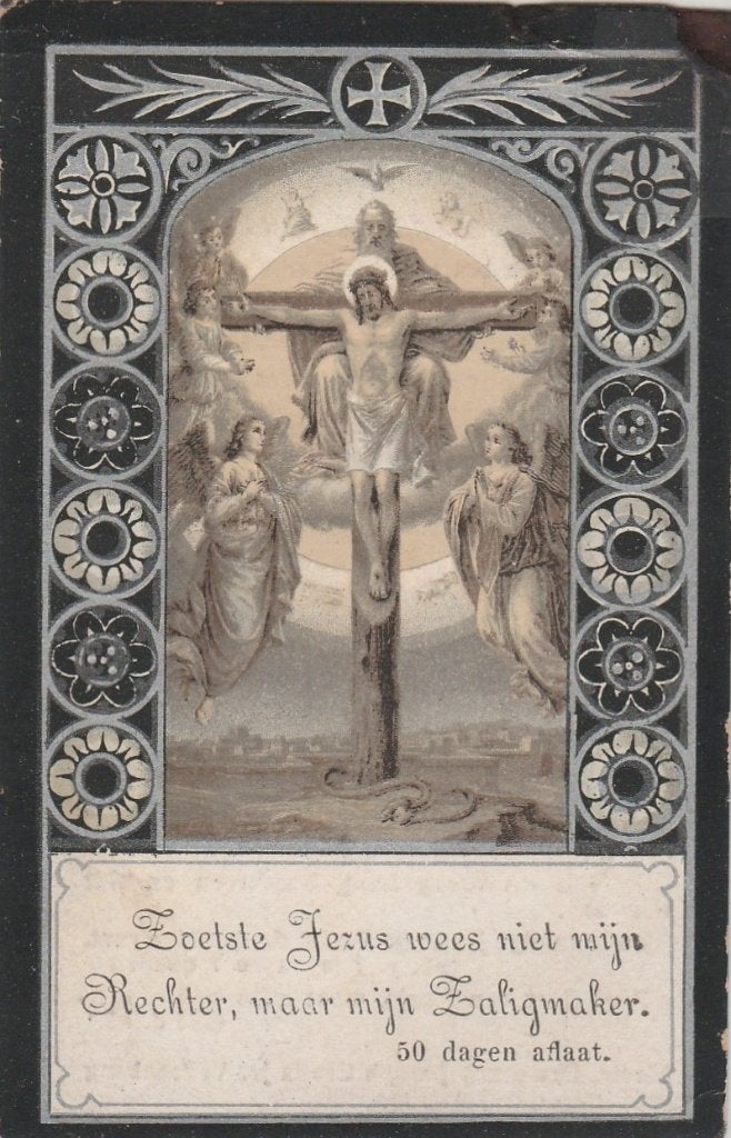 houthem-schoenmaeckers -sibbe 1917, Ophalen of Verzenden, Bidprentje