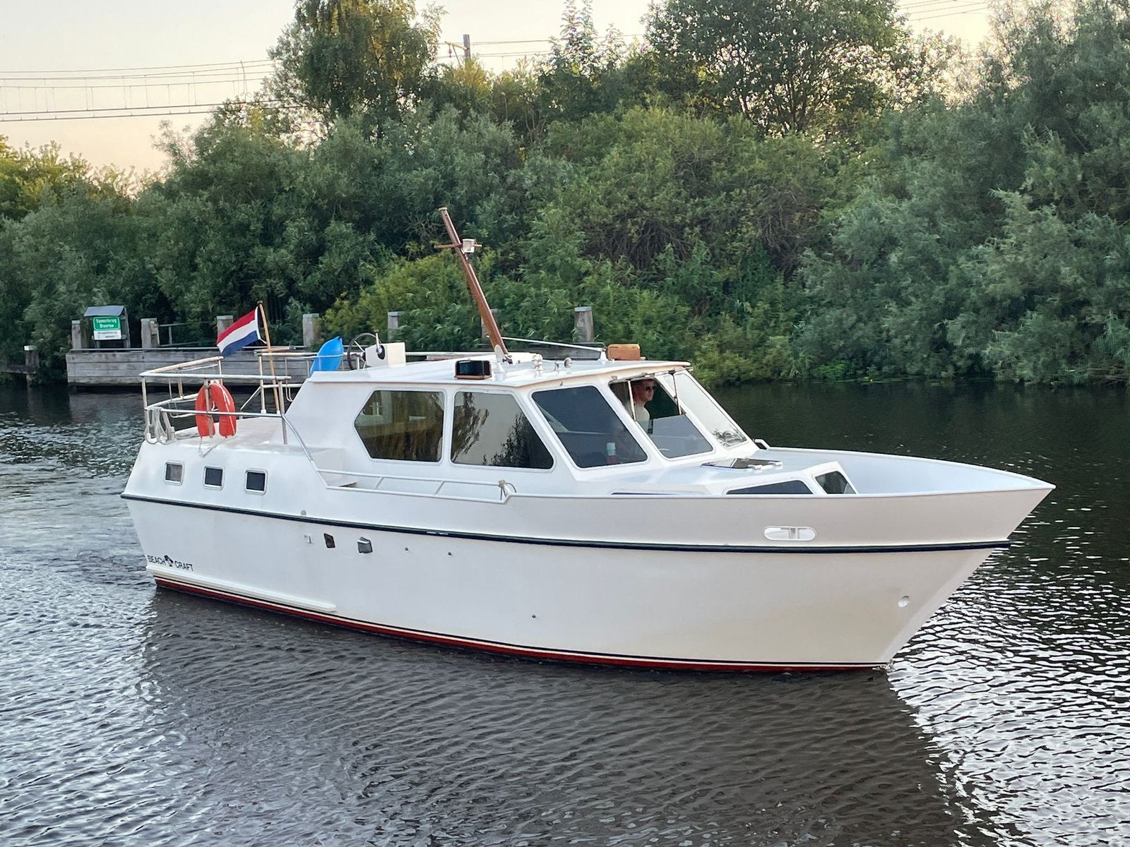 Beachcraft met Daf 575, Watersport en Boten, Motorboten en Motorjachten, 10 m, Gebruikt, Diesel, Kruiser