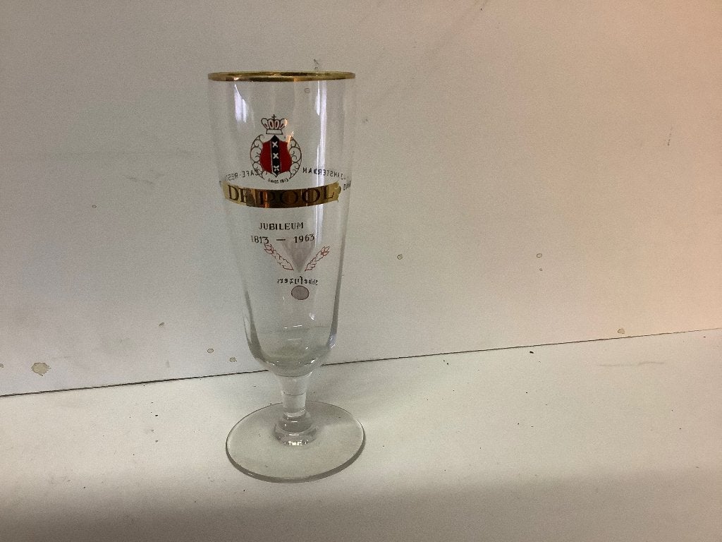 Breda bier opdruk 1963, Verzamelen, Ophalen of Verzenden, Gebruikt, Glas of Glazen, Overige merken
