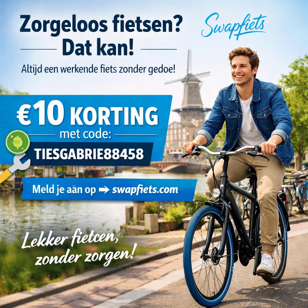 Swapfiets elektrische fiets kortingskaart, Ophalen, Gebruikt