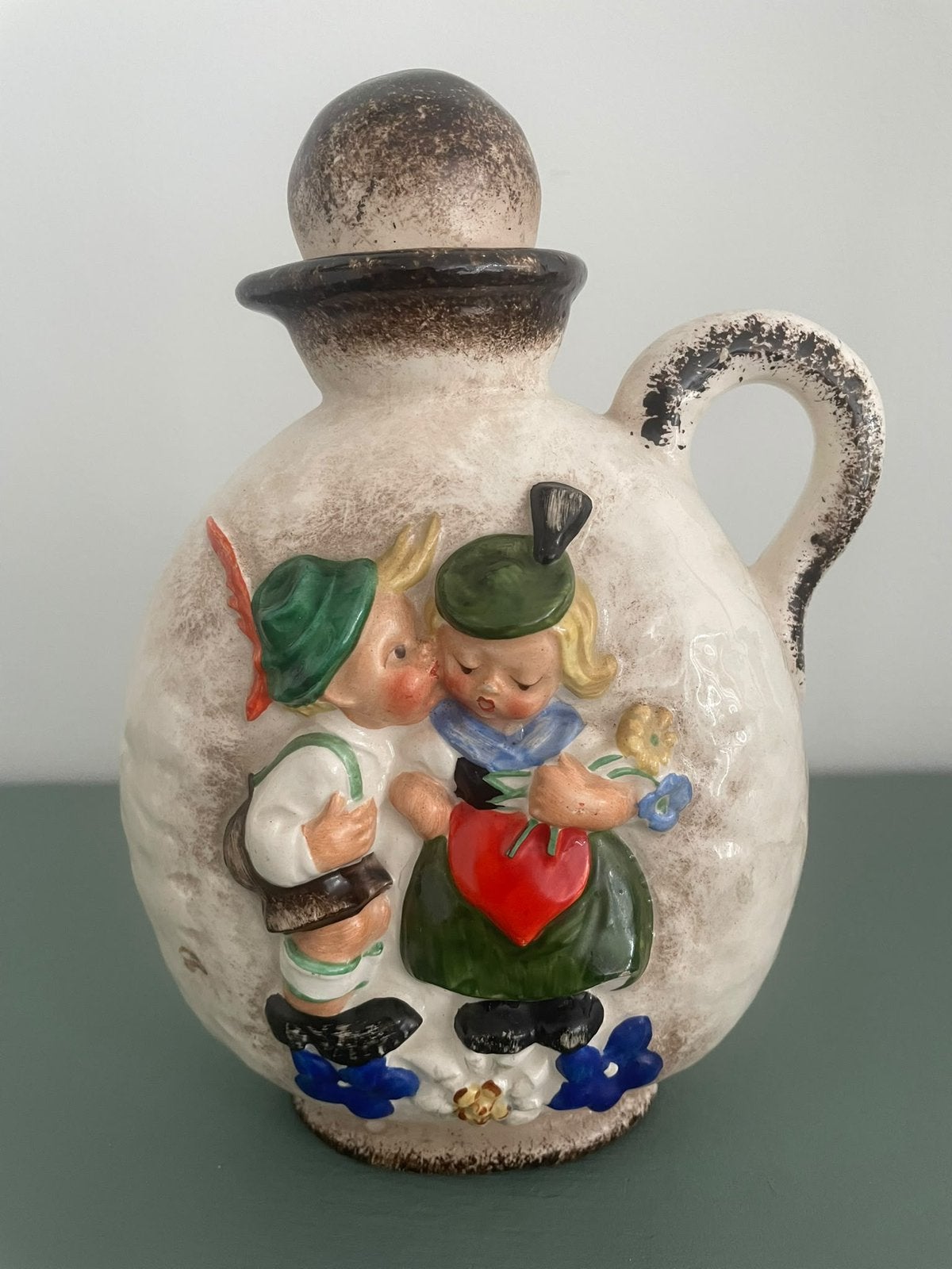 1950-Duitse merk Goebel-keramische karaf, Ophalen of Verzenden