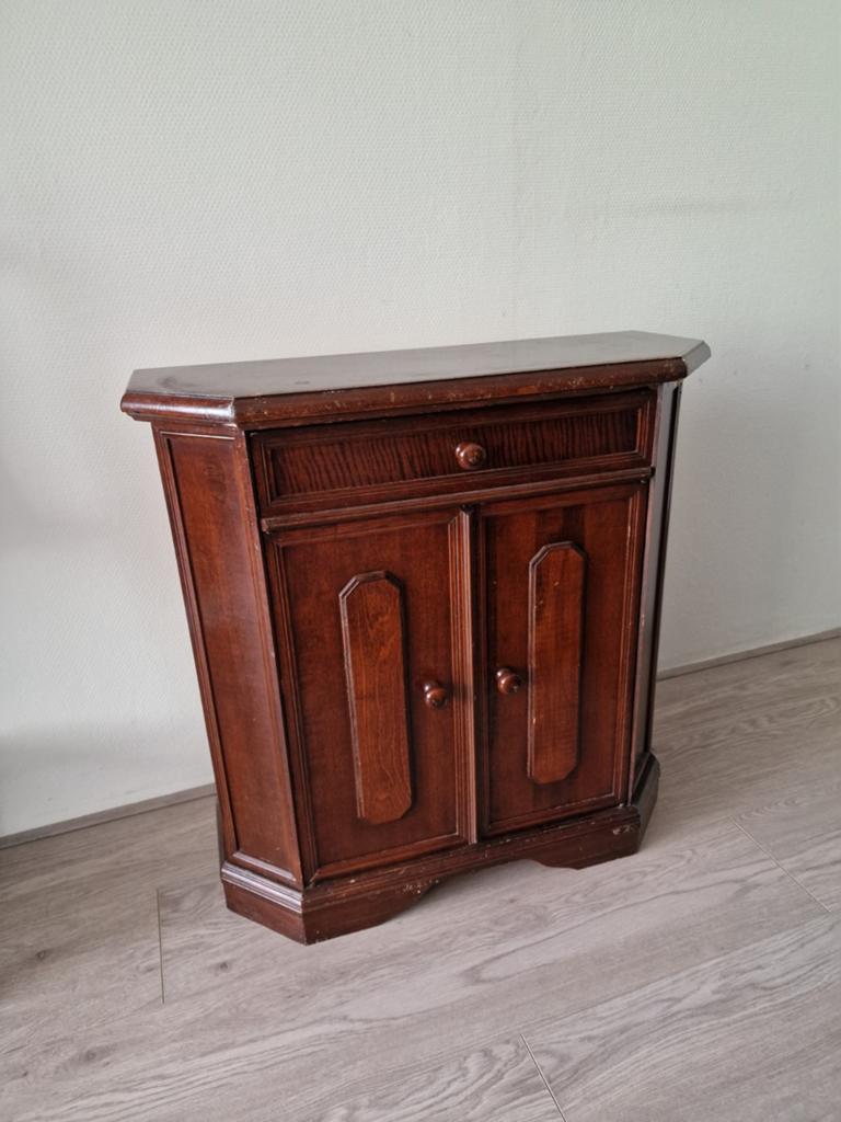 Tv meubel of klein kastje eikenhout, Huis en Inrichting, Kasten | Televisiemeubels, Ophalen, Gebruikt, Eikenhout, 50 tot 100 cm