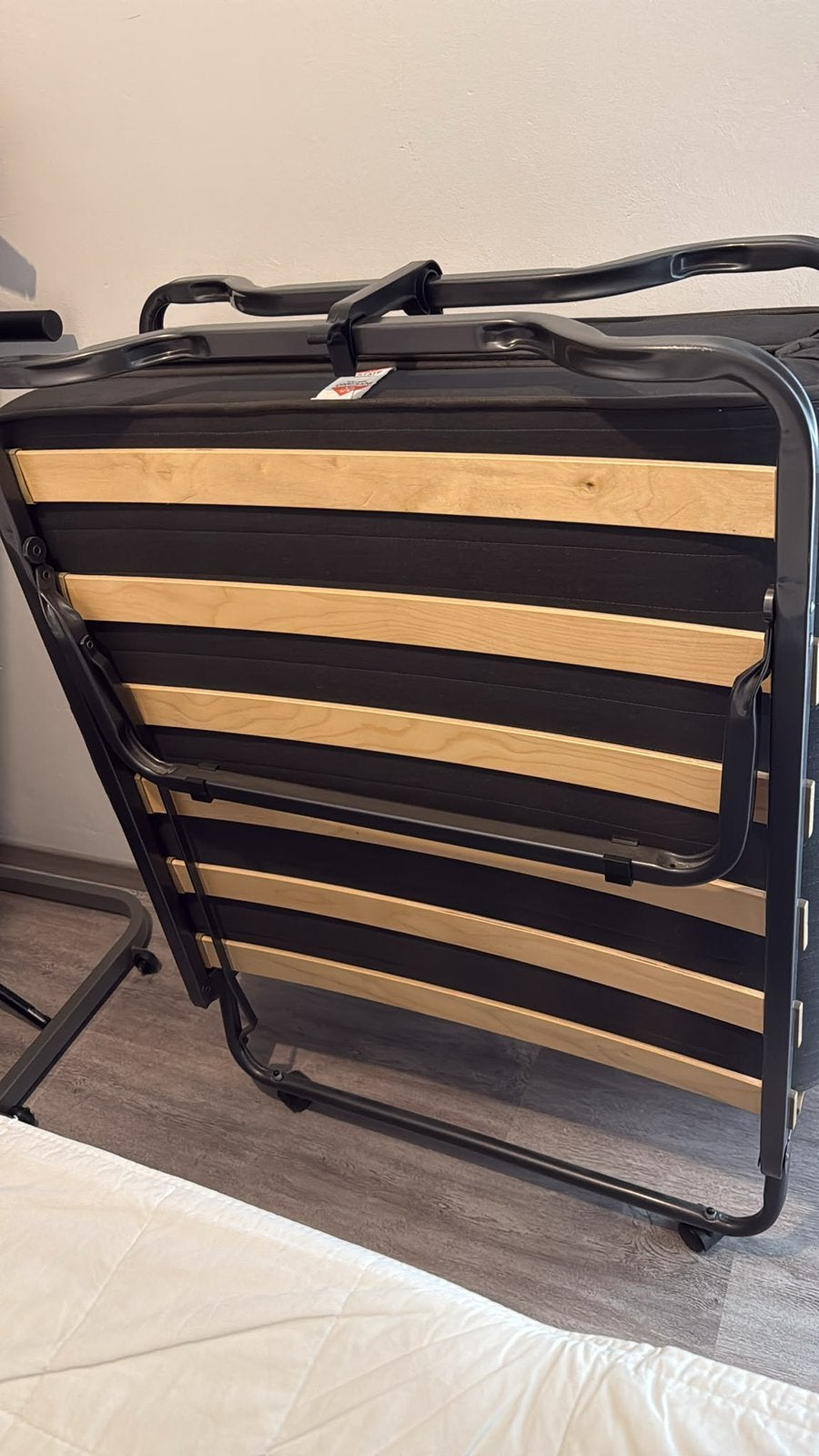 Opklapbed vouwbed, Ophalen, Eenpersoons, 190 cm of minder, Zo goed als nieuw