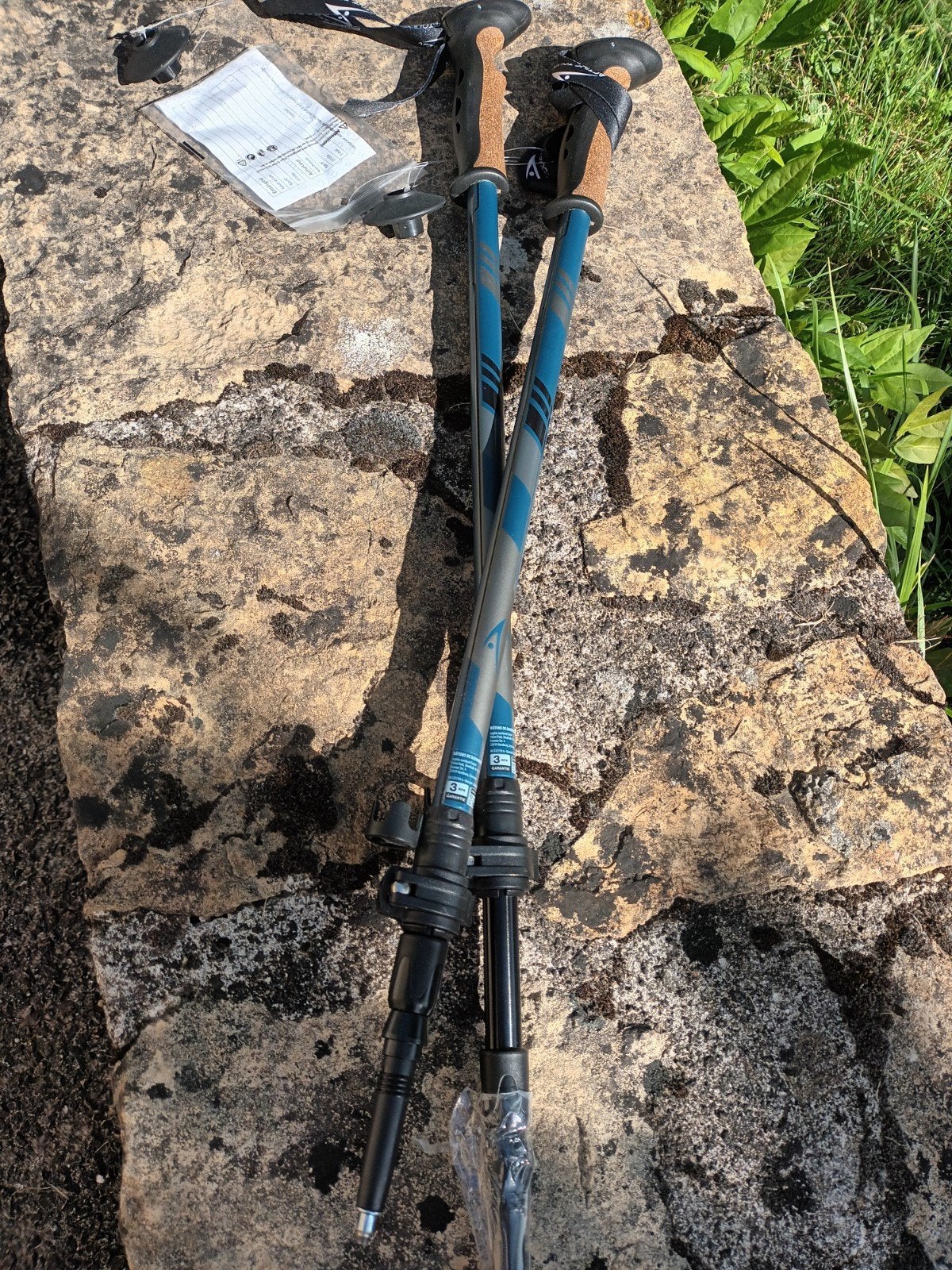 Inschuifbaar tot 74cm Nordic Walking stokken Active Touch, Ophalen of Verzenden, Nieuw, Wandelstok