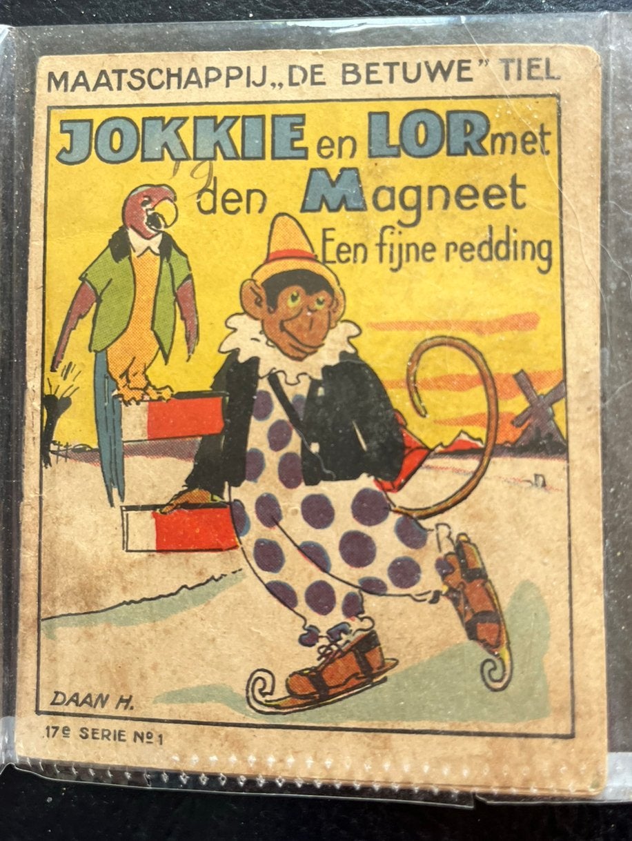 Jokkie en Lot, papieren reclame boekje, Ophalen of Verzenden