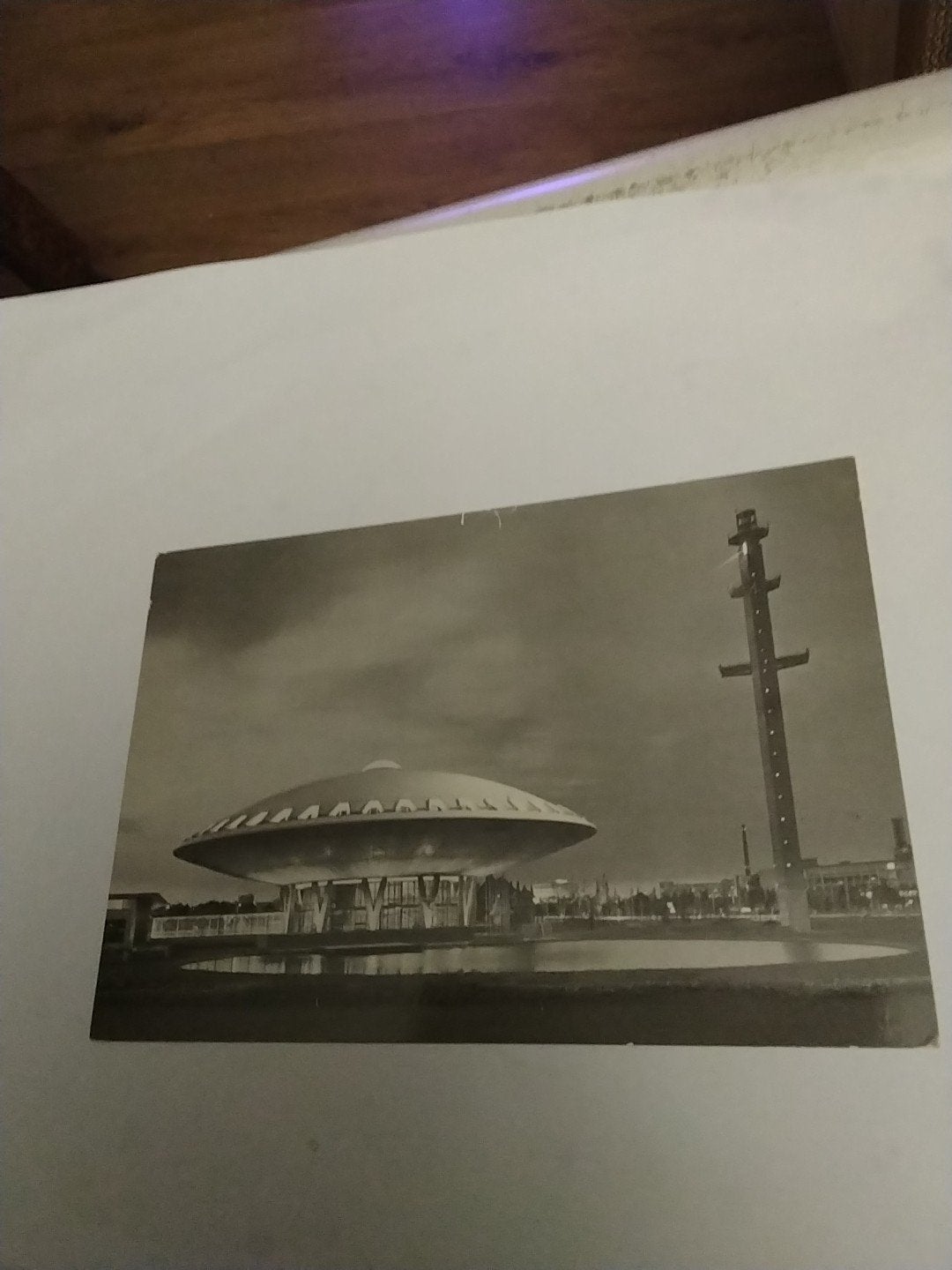 Vintage Evoluon Eindhoven Ansichtkaart 1970, Ophalen of Verzenden, 1960 tot 1980, Gelopen, Noord-Brabant