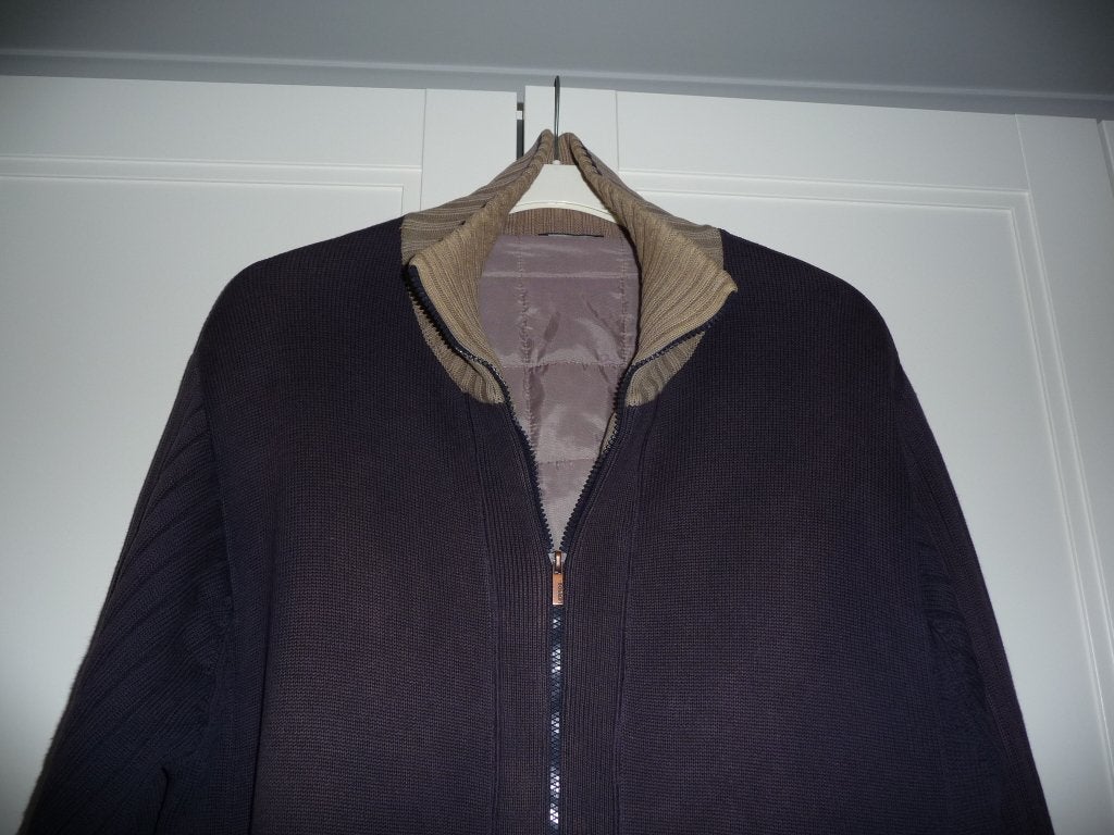Vest met gewatteerde voering – XL, Lerras, Blauw, Maat 56/58 (XL), Ophalen of Verzenden