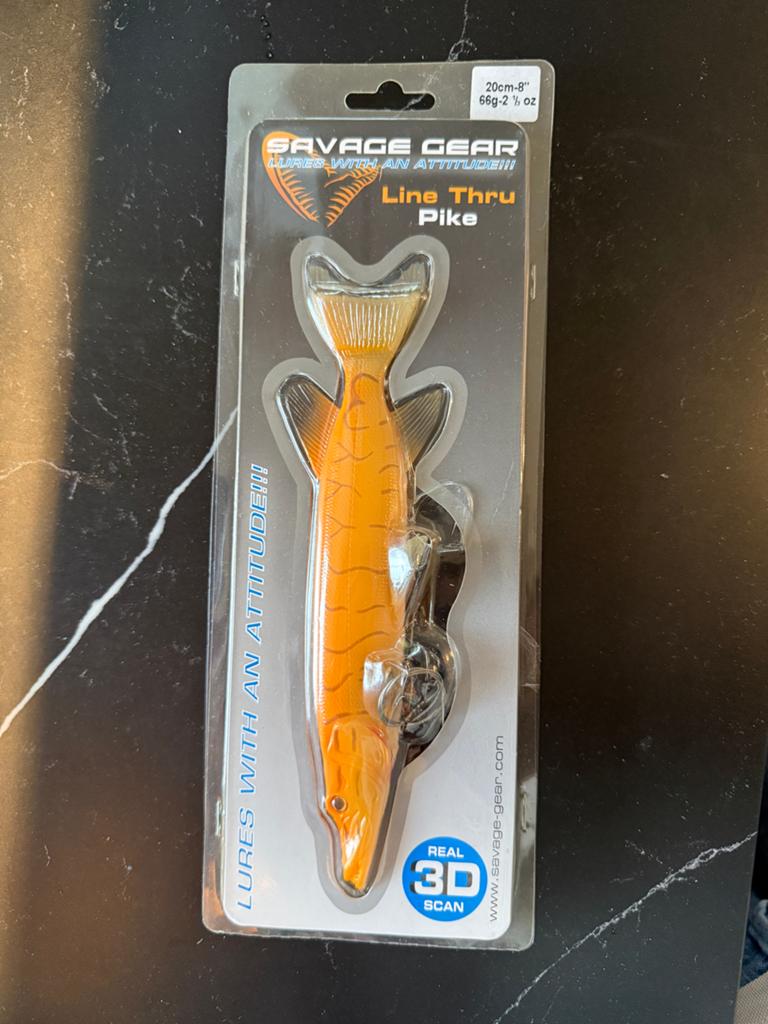 Savage Gear Line Thru Pike 20cm 66g - Nieuw in verpakking, Ophalen of Verzenden, Nieuw, Overige typen