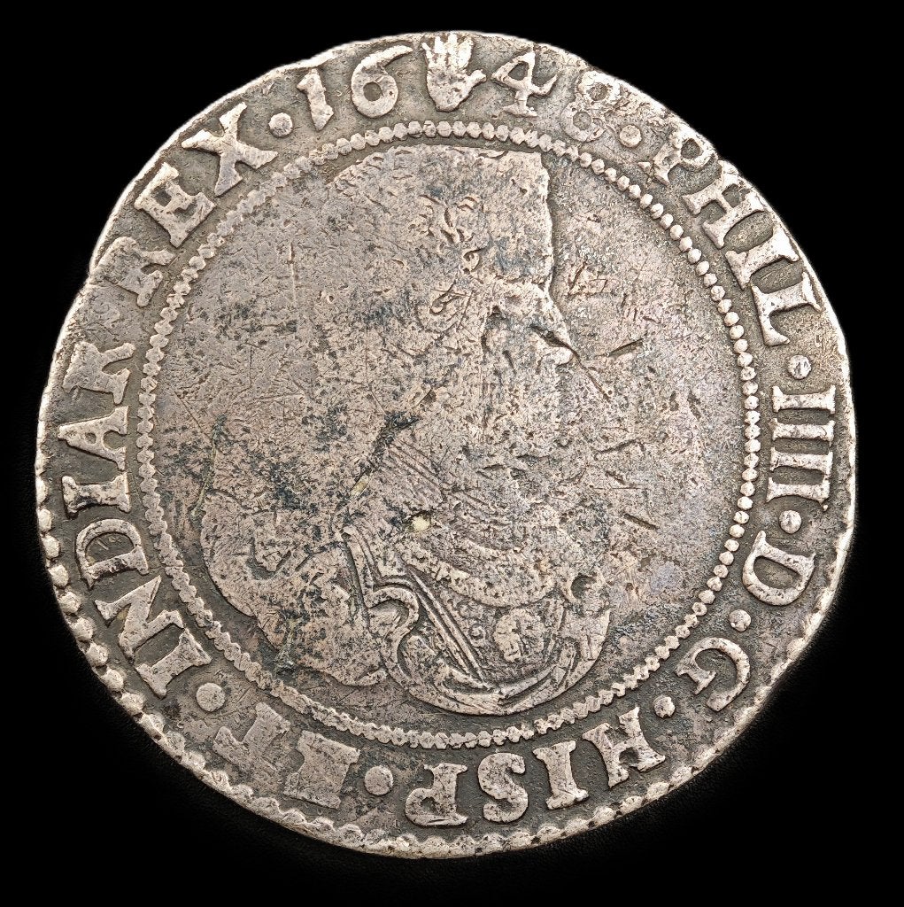 1648 Ducaton Antwerpen Phillips II, Vóór koninkrijk, Verzenden, Zilver, Overige waardes