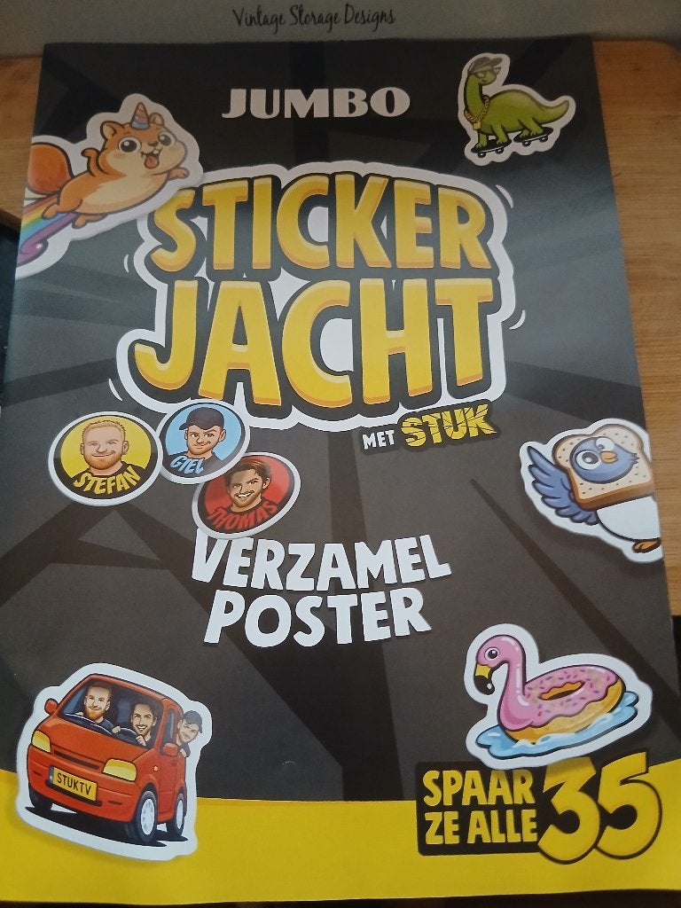 Jumbo Sticker Jacht; poster en stickers !!, Verzamelen, Supermarktacties, Jumbo, Verzenden