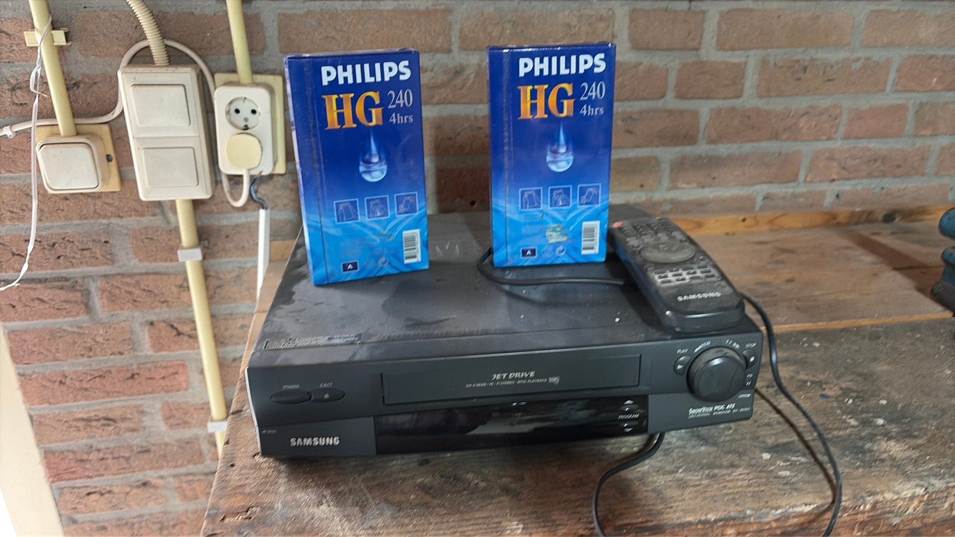 Video recorder Samsung, Ophalen