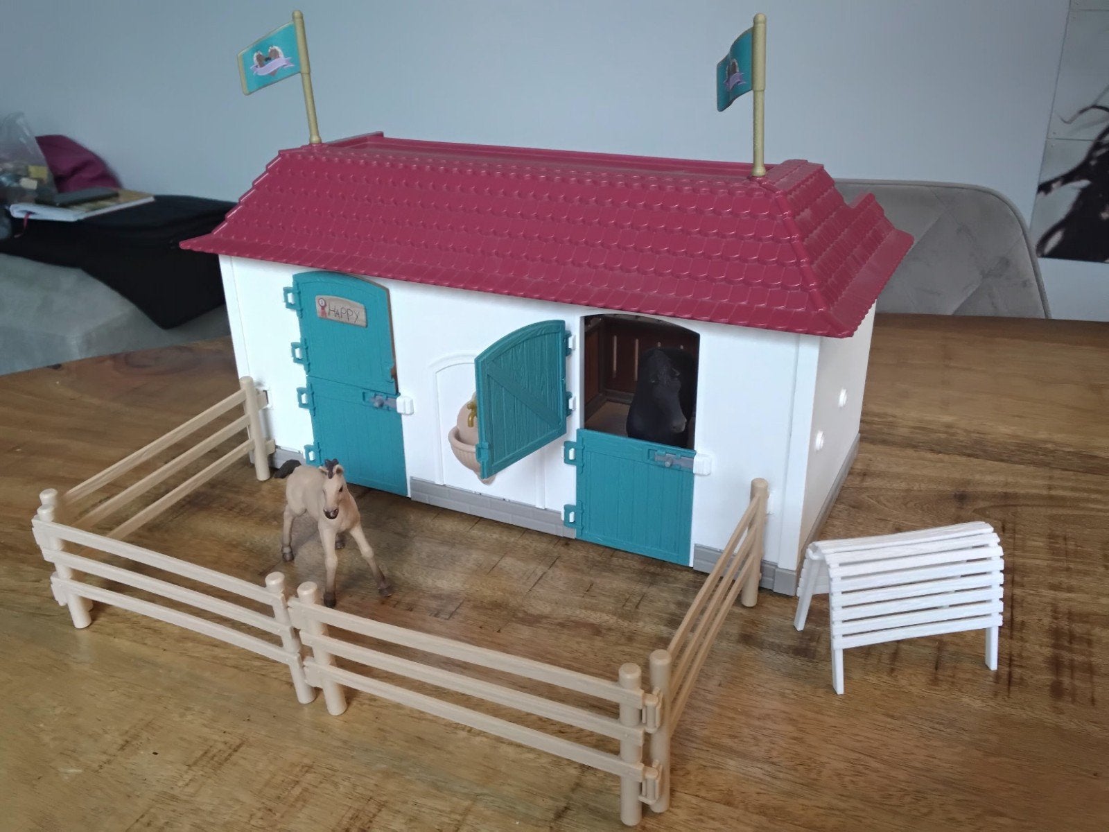 Schleich Horse Club paardenstal, Ophalen of Verzenden, Zo goed als nieuw