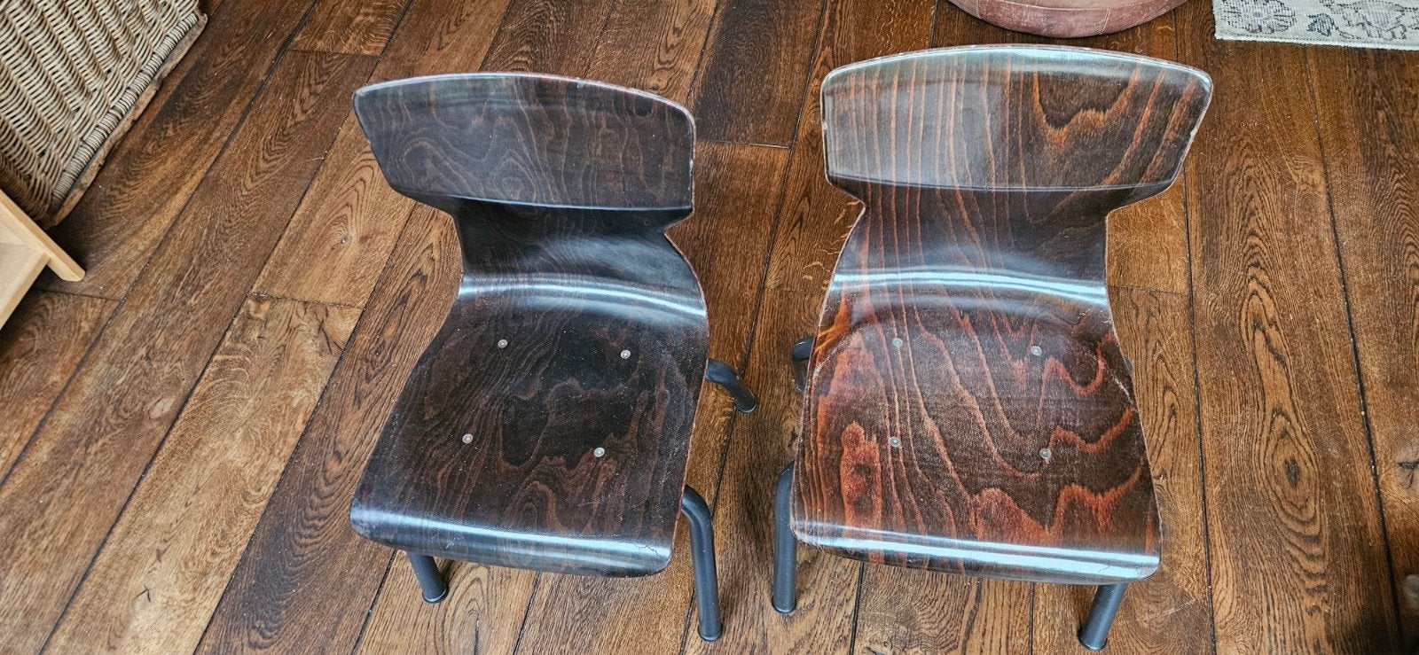 2 eromes houten kinderstoelen, Kinderen en Baby's, Ophalen, Gebruikt, Overige typen