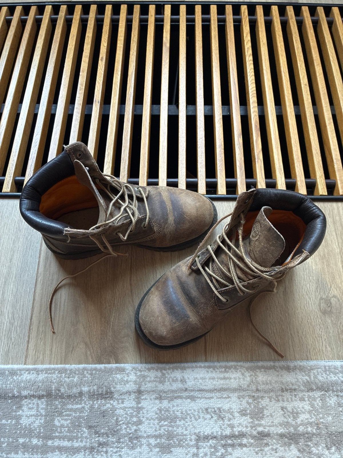 Timberland veterboots bruin - Maat 37, Ophalen of Verzenden, Gedragen, Bruin, Lage of Enkellaarzen