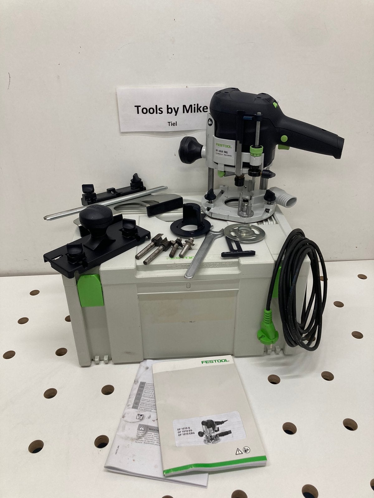 Festool of1010ebq bovenfrees set, Ophalen, Gebruikt, Elektrisch, Bovenfrees