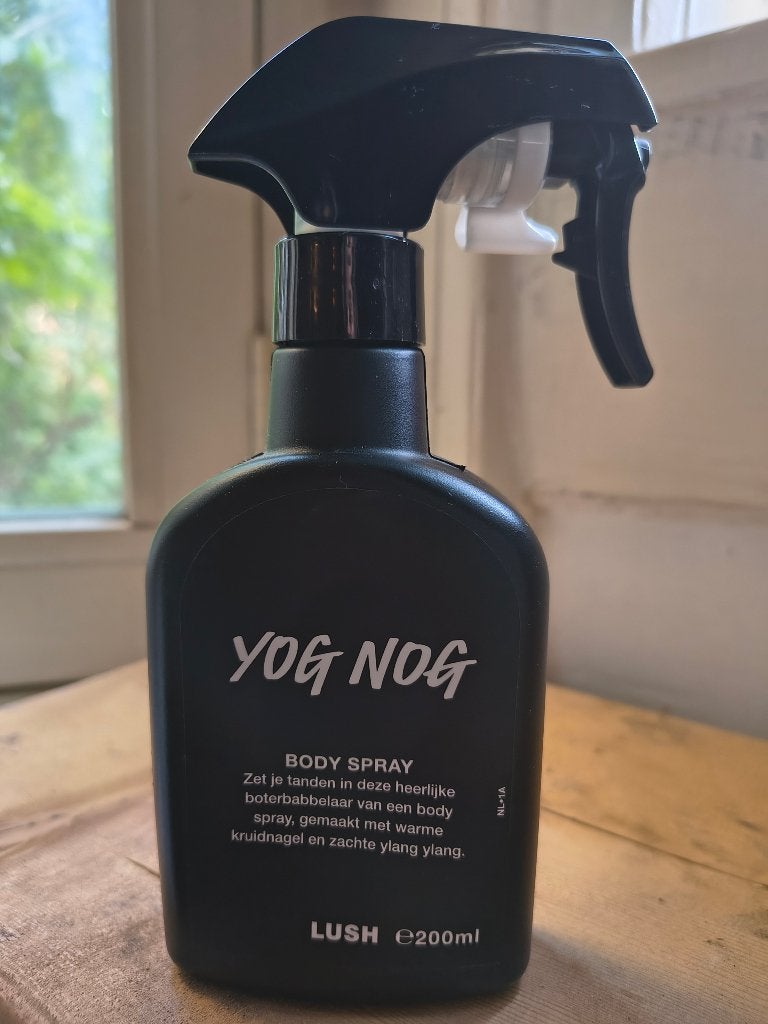 Lush body spray yog nog, Ophalen of Verzenden, Gebruikt