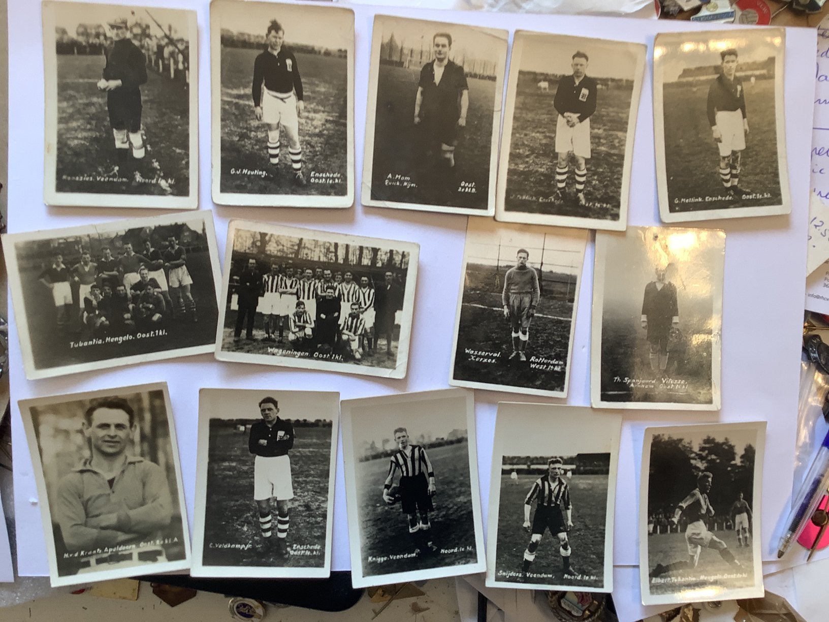 Oude voetbalplaatjes, Ophalen of Verzenden, Gebruikt, Overige binnenlandse clubs, Poster, Plaatje of Sticker