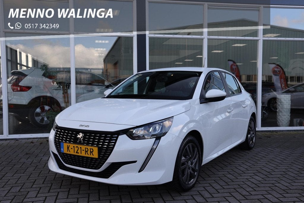Peugeot 208 1.5 BlueHDi Blue Lease Active |Carplay|Navigatie, Auto's, Peugeot, Voorwielaandrijving, Gebruikt, Euro 6, Wit