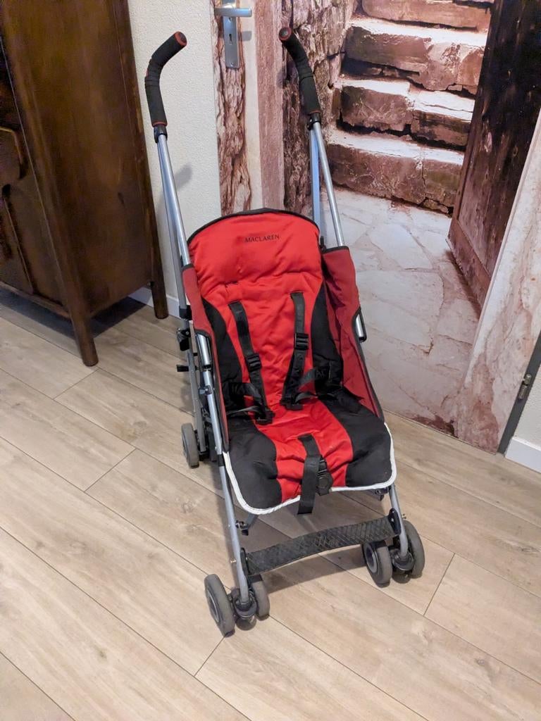 Maclaren buggy met extra's: regenscherm, bekleding, zonnekap, Ophalen, Gebruikt, Maclaren, Zonnekap
