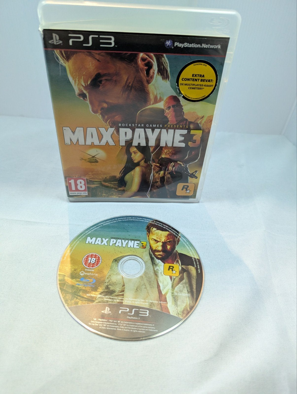 Max Payne 3 PS3 - Actiegame met multiplayer, Spelcomputers en Games, Online, Gebruikt, Vanaf 18 jaar, Shooter