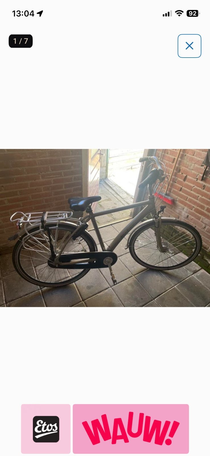 Mooie fiets, Ophalen, Zo goed als nieuw
