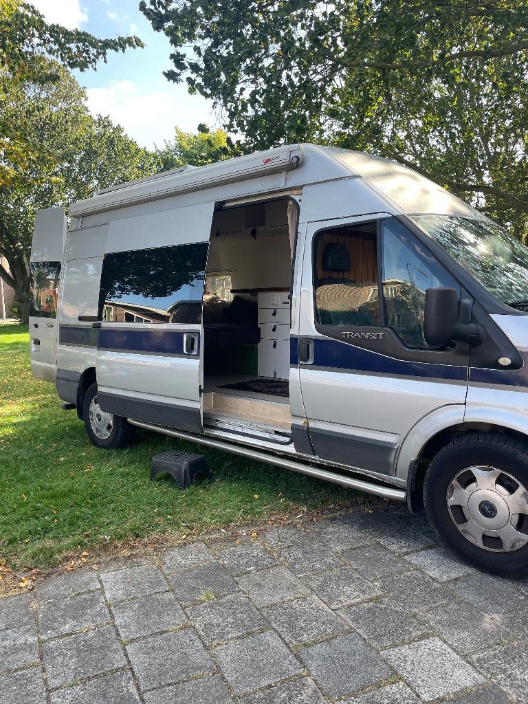Compacte Ford Transit 2010 | 200 PK, Caravans en Kamperen, Campers, Buscamper of Camperbus, Luifel, Ford, Tot en met 3