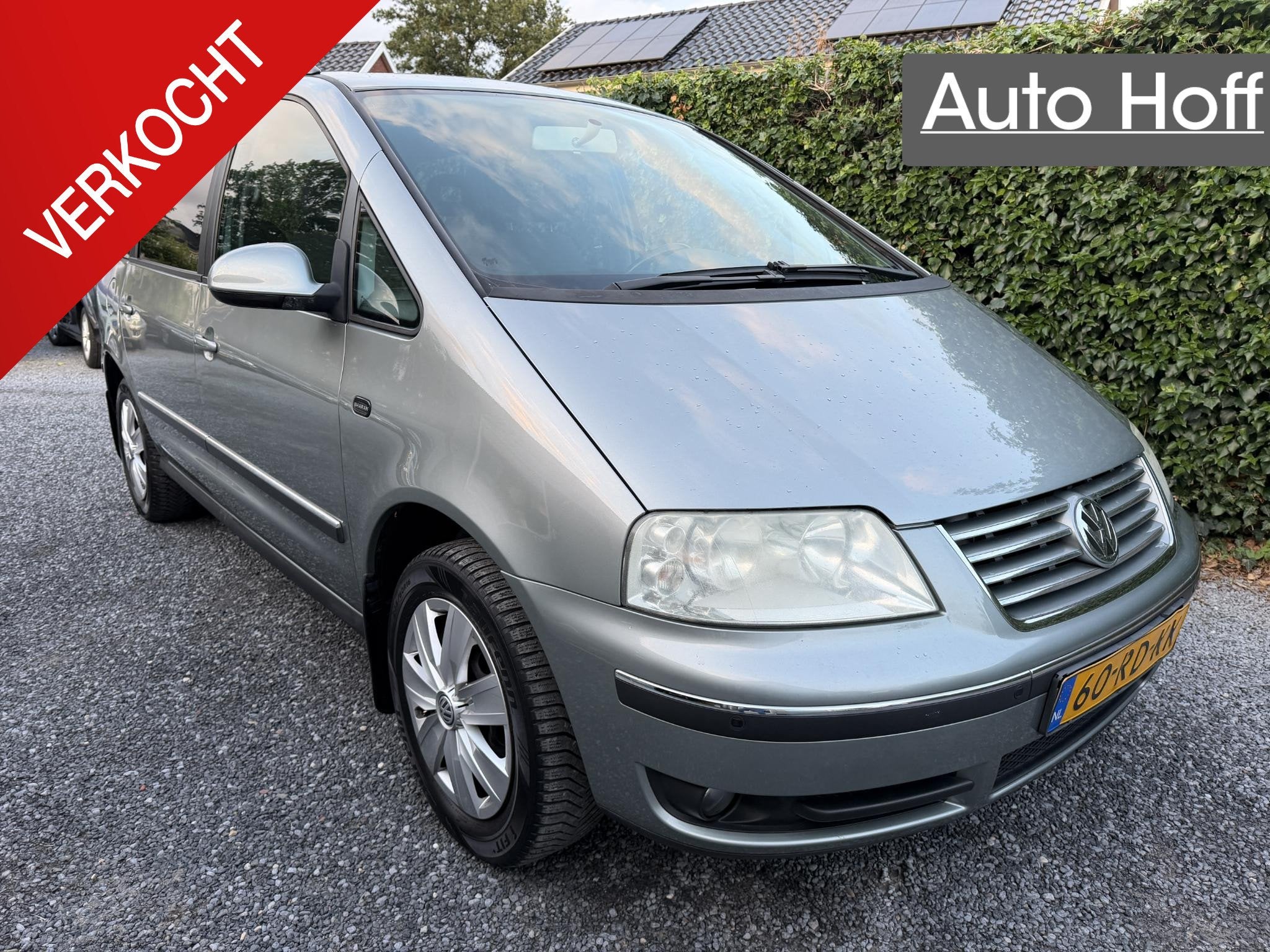 Volkswagen Sharan 1.8 Turbo Comfortline | Autom. Airco | Cru, Auto's, Voorwielaandrijving, Gebruikt, Zwart, 4 cilinders
