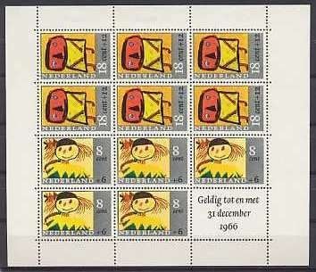 Nederland NVPH nr 854 postfris Kinderpostzegels 1965, Postzegels en Munten, Postzegels | Nederland, Ophalen of Verzenden, Na 1940