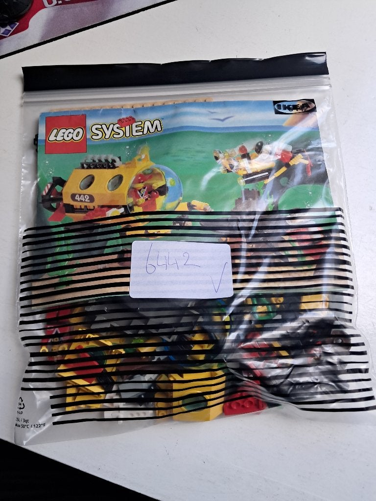 Lego System 6442: Sting Ray Explorer met instructies, Gebruikt, Overige thema's, Lego, Ophalen of Verzenden