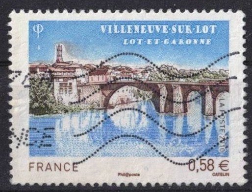 Frankrijk, zegel 2010-4988, Ophalen of Verzenden, Gestempeld