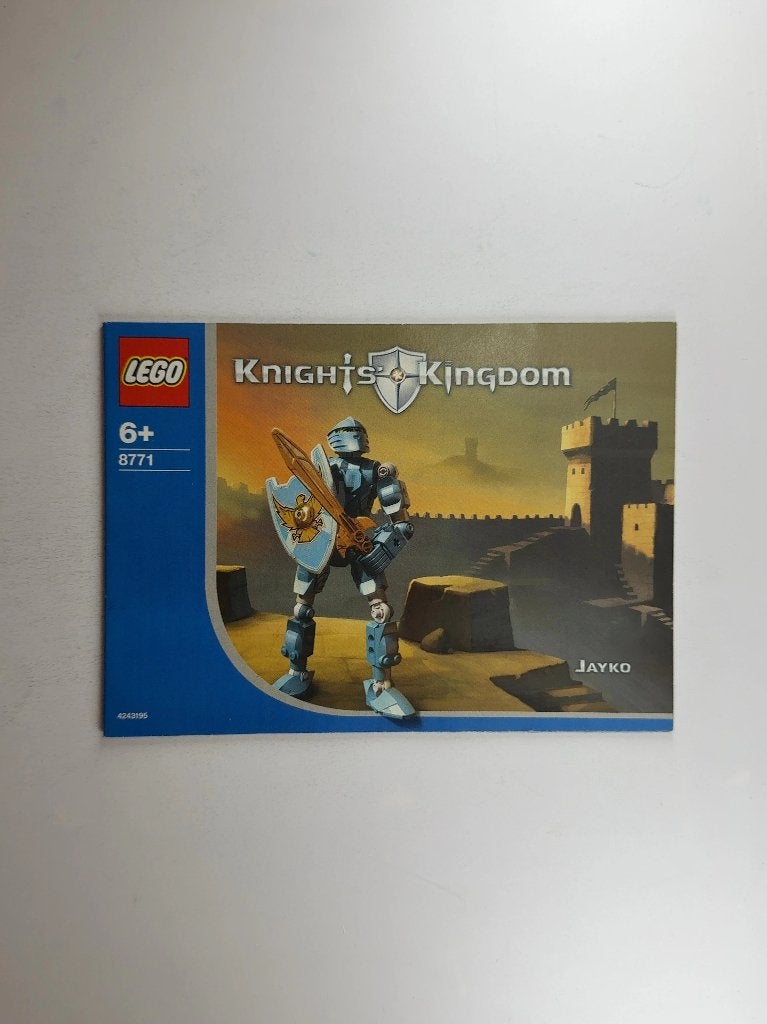 LEGO Castle 8771 (Instructions) for Set 8771 Jayko (European, Gebruikt, Lego, Overige typen, Ophalen of Verzenden