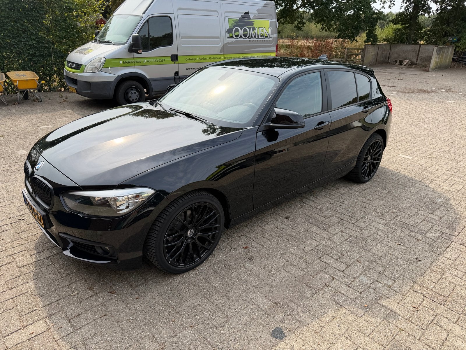 BMW 1-Serie 116i 109pk 2016 Zwart, 1-Serie, Achterwielaandrijving, 1280 kg, Zwart
